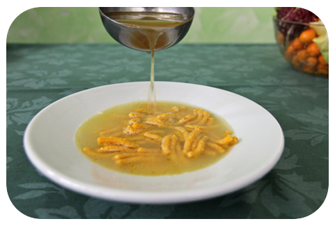 Passatelli in Brodo di Cappone